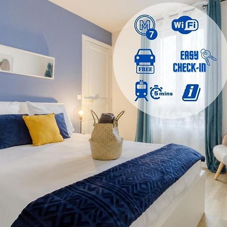 Metro 7 - Gare C - Parking Private- Easy Check-In Apartman Ivry-sur-Seine Kültér fotó